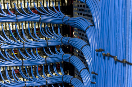 Server room structured cabling